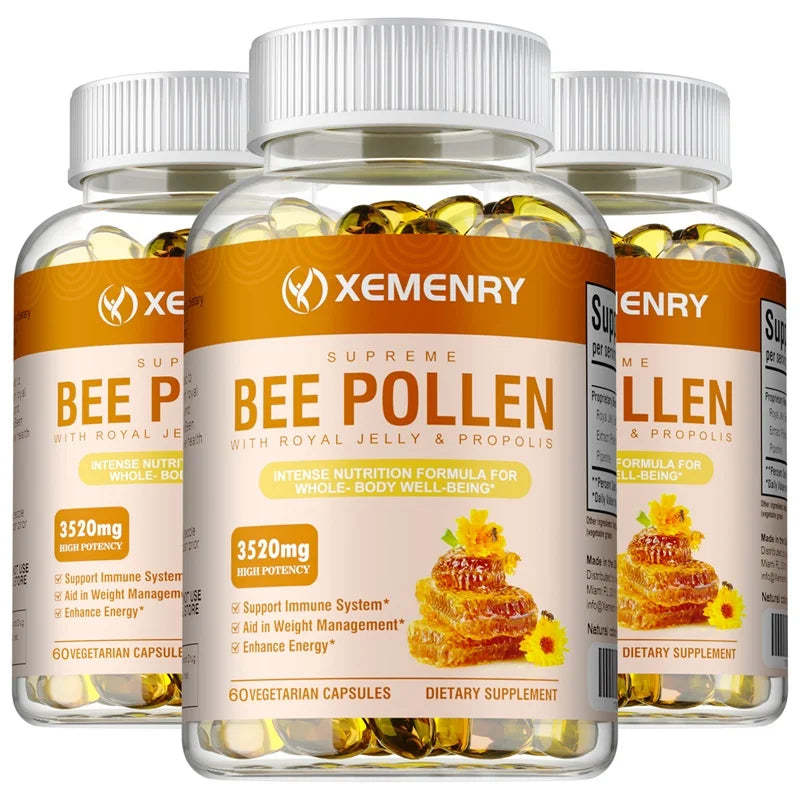 Bee Pollen Capsules - Supports Immune Health Boosts Energy – Beekeeping