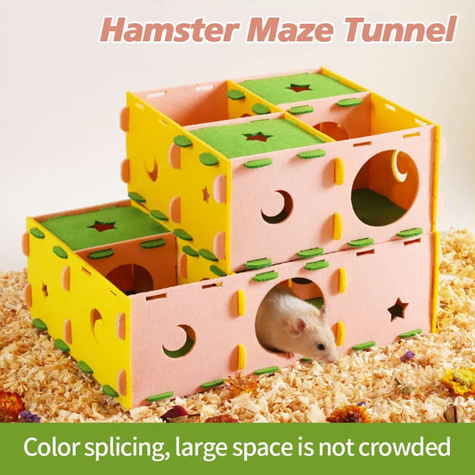 DIY Small Pet Toy Maze Tunnel Play - MyPetDollar.com