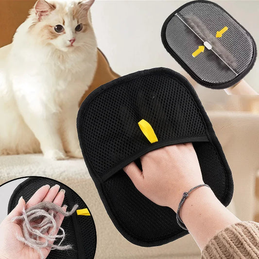 Pet Hair Remover Glove Brush Portable - MyPetDollar.com