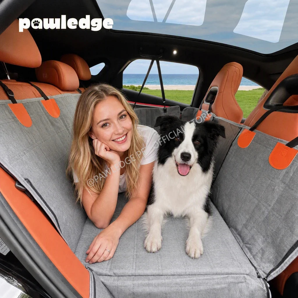 Hard‑Bottom Dog Back‑Seat Extender Hammock, - MyPetDollar.com