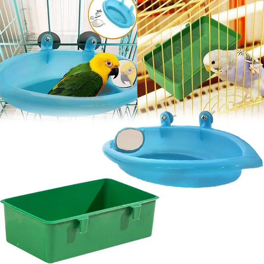 Bird Bath Box Mirror Bird Bath Hanging - MyPetDollar.com