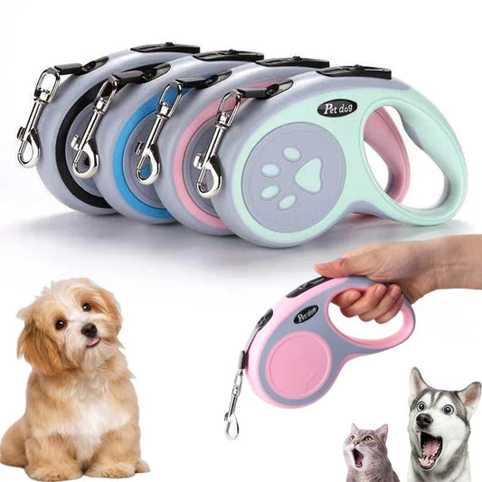 3/5M Automatic Retractable Nylon Dog Leash - MyPetDollar.com