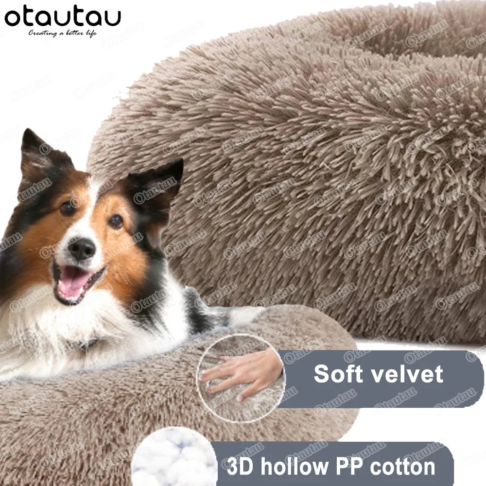 D4ft 120cm Round Dog Bed for Large Dogs - MyPetDollar.com