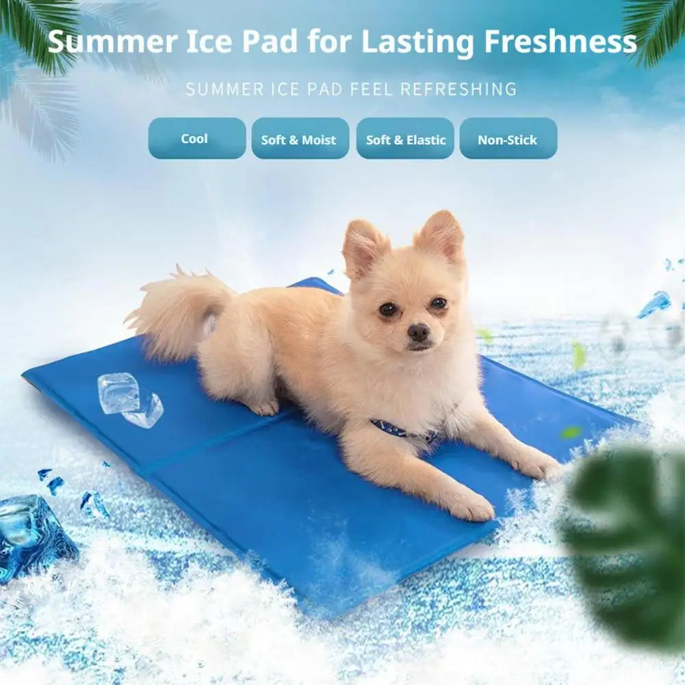 Summer Chill Pad Pet Ice Bed Mats Cushion - MyPetDollar.com