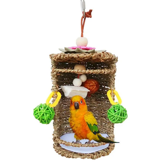Parrot Habitat Cave Hang Tent Bird Parrot - MyPetDollar.com
