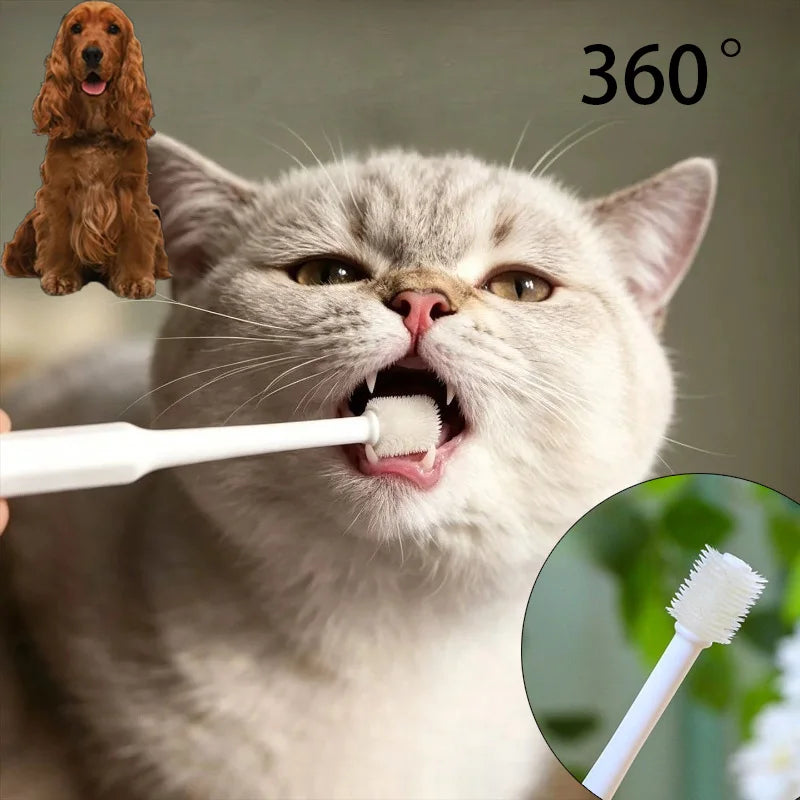 360° Pet Toothbrush Cat Toothbrush Soft - MyPetDollar.com