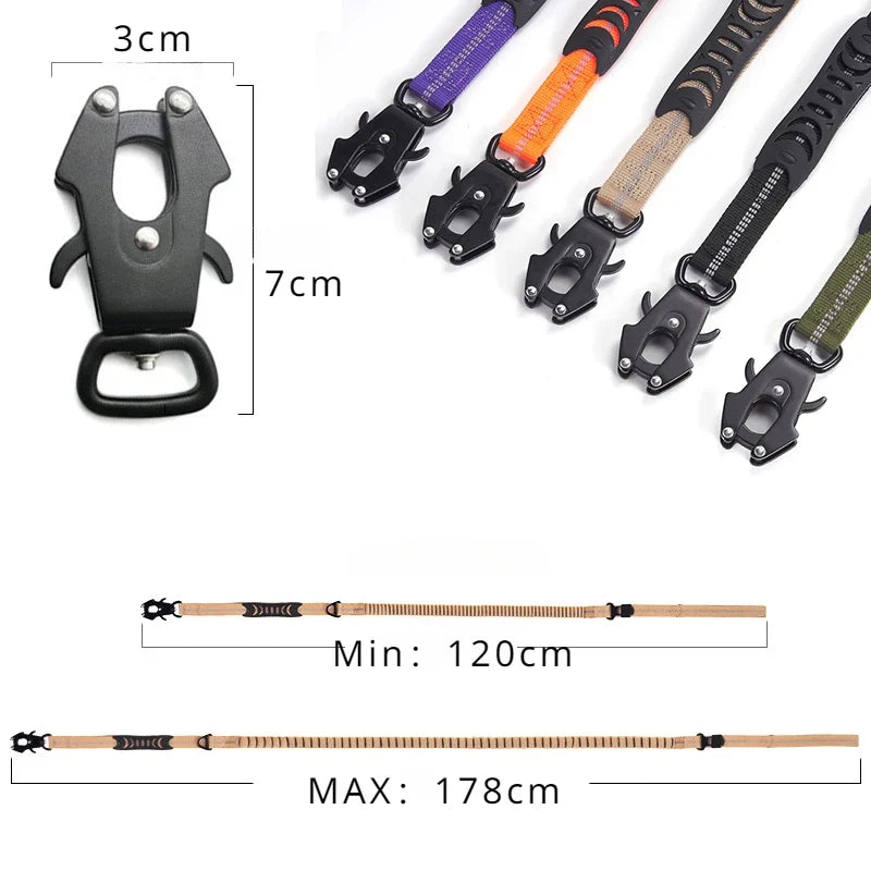 Reflective Shock Absorbing Pet Dog Leash - MyPetDollar.com
