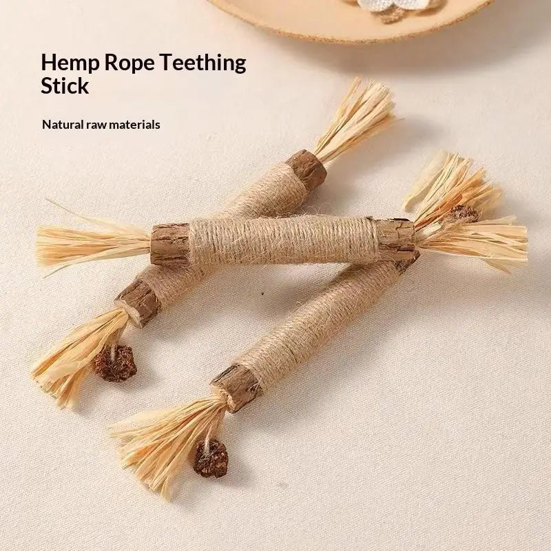 1/2PCS Cat Toys Made Of Wood Knotweed - MyPetDollar.com