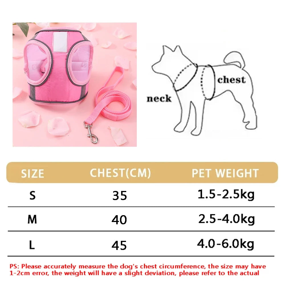 New Breathable Cute Cat Harness Set - MyPetDollar.com