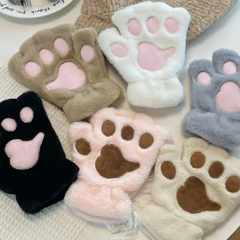 Lovely Plush Cat Claw Paw Gloves Plush - MyPetDollar.com