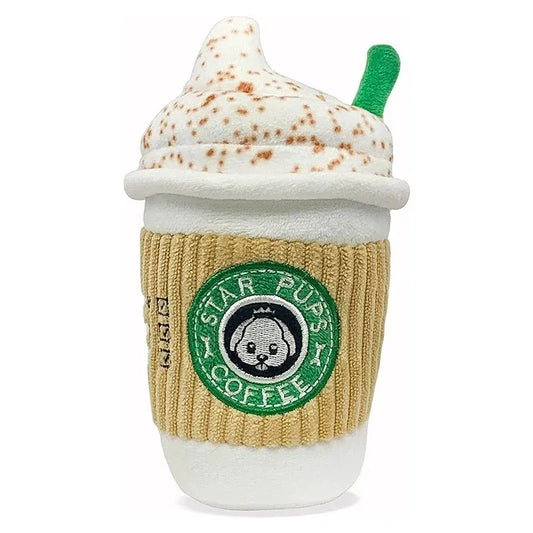 Teeth Grinding Dog Toy Latte Shaped Plush - MyPetDollar.com