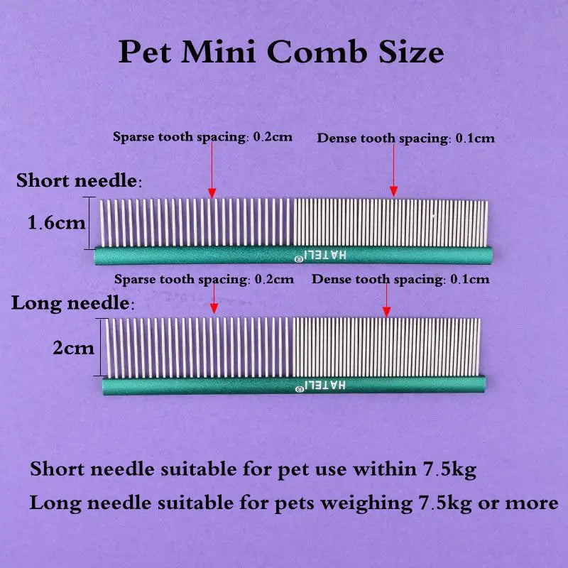 Mini Pet Face Comb Grooming Comb For Shaggy - MyPetDollar.com