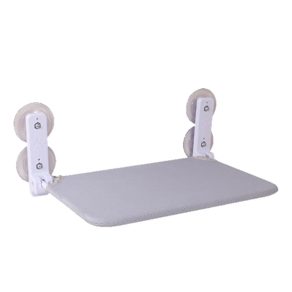 Breathable Wall Mounted Suction Cup Cat Hammock – 3 Colors