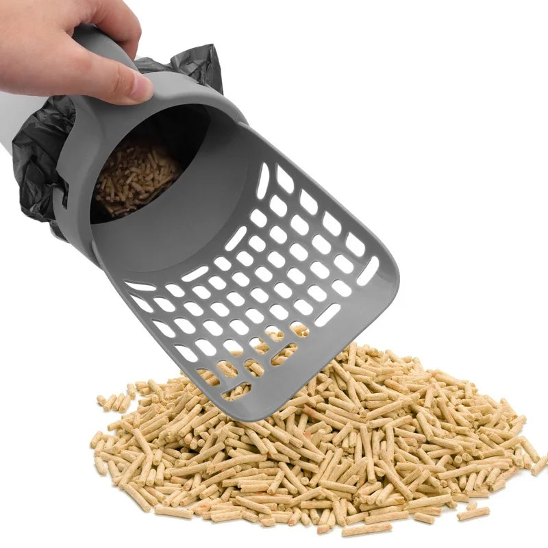 Cat Litter Shovel with Refill Bag Pet Toilet - MyPetDollar.com