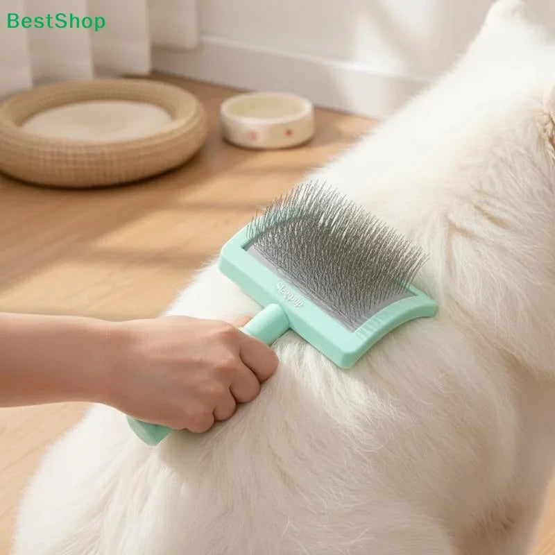 ♫Dog Grooming Comb Arc-shaped Long Needle - MyPetDollar.com