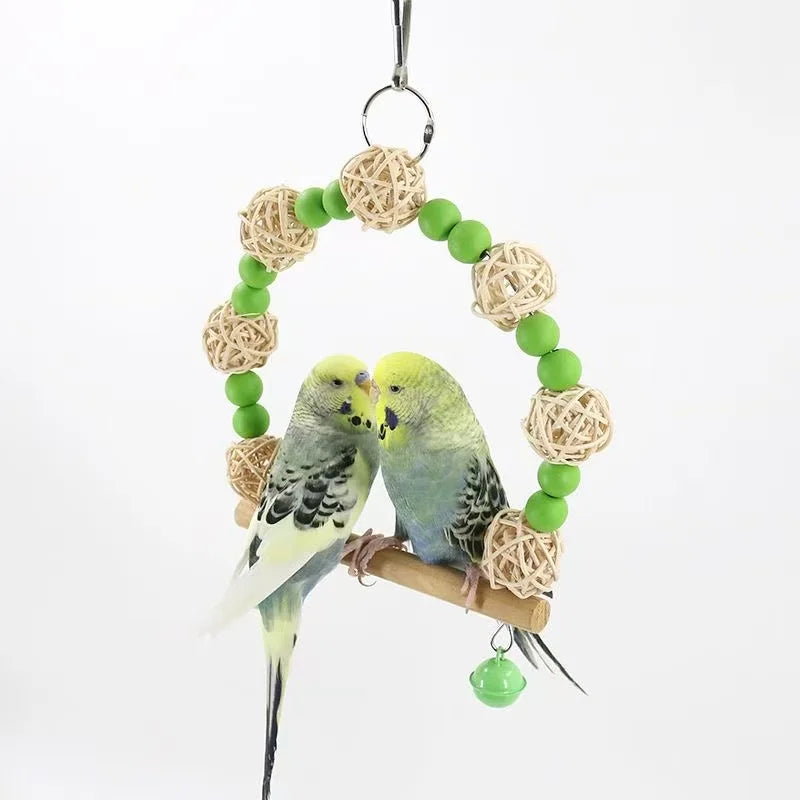 Bird Toy Swing Parrot Toy Swing Supplies - MyPetDollar.com