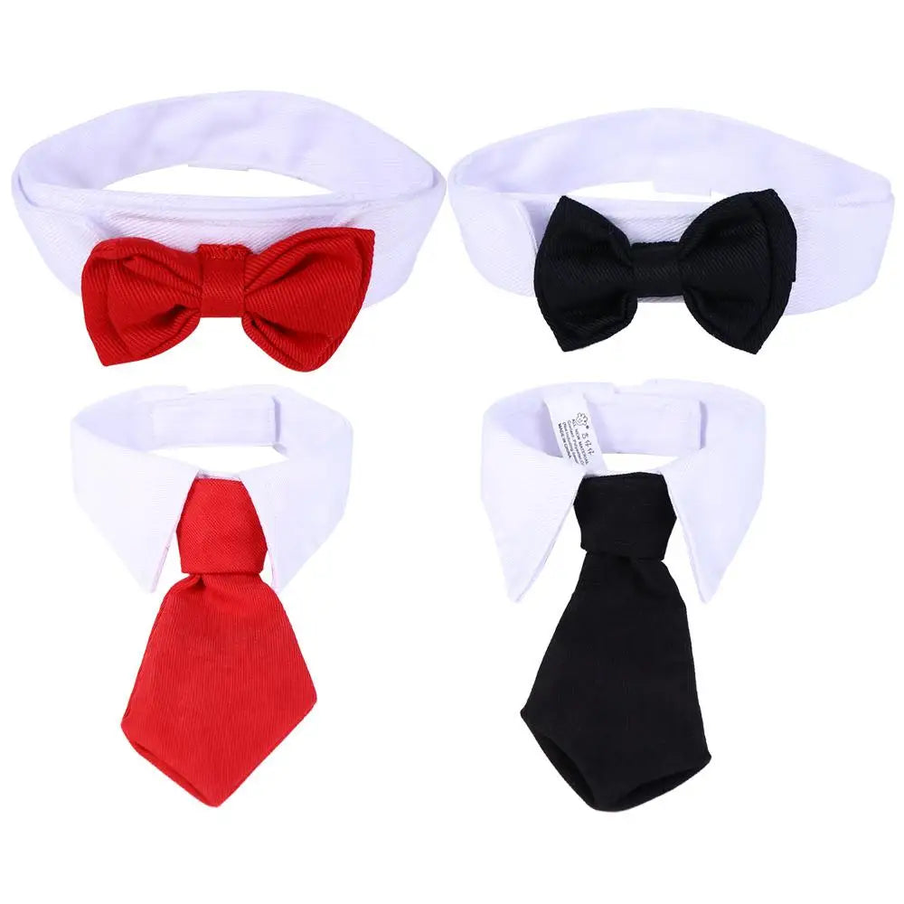 Adjustable Pet Bow Tie Collar - Cute Dog Cat - MyPetDollar.com