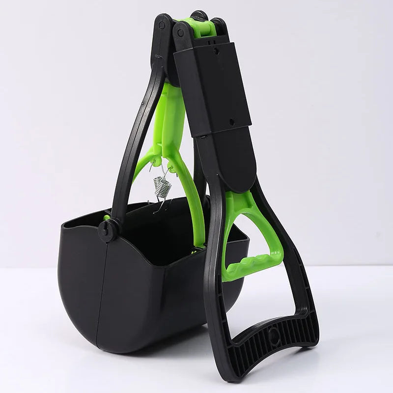 Pooper Scooper for Dog Jaw Clamp Heavy Duty Long Handle Poop