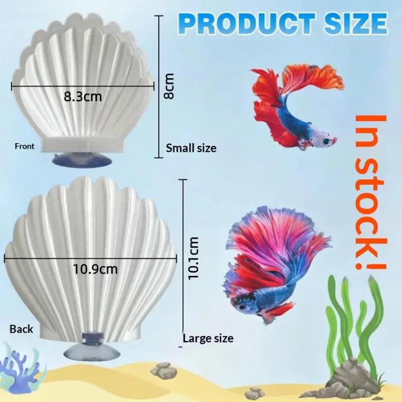 Betta Fish Shell Spawning Rest Platform With - MyPetDollar.com