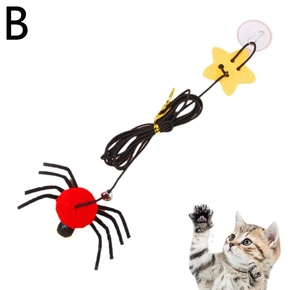 Cat Plaything Hanging Door to Relieve Depression Swinging Elastic