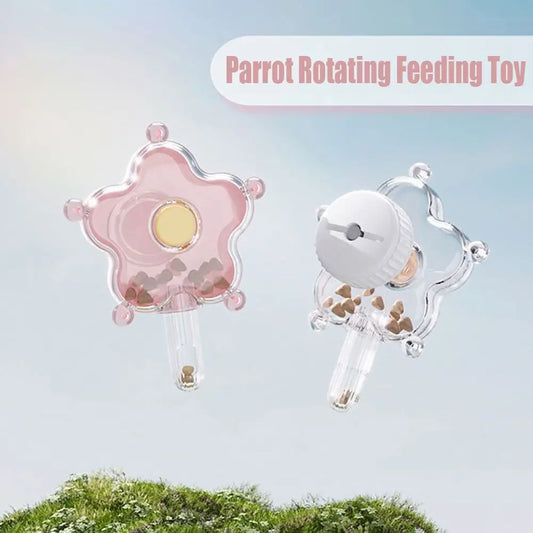 Plastic Parrot Foraging Feeding Stress Relief Interactive Play (5 colors)