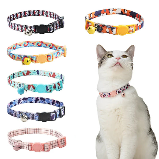 Handmade Adjustable Kitten Collar with Bell - MyPetDollar.com