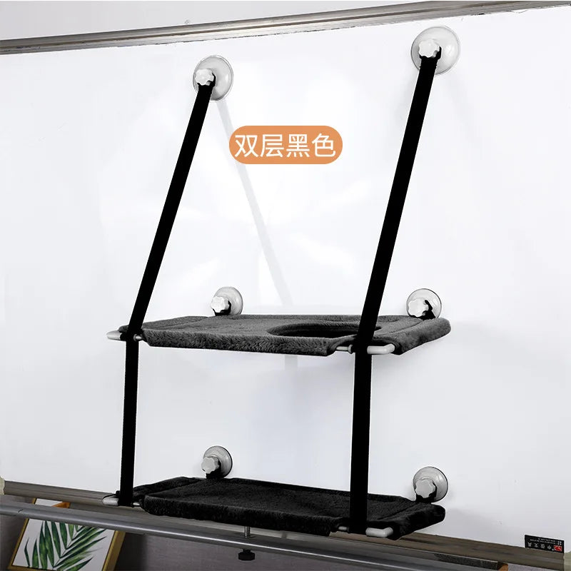 Premium Cat Hammock Wall Mounted Suction Cup - MyPetDollar.com