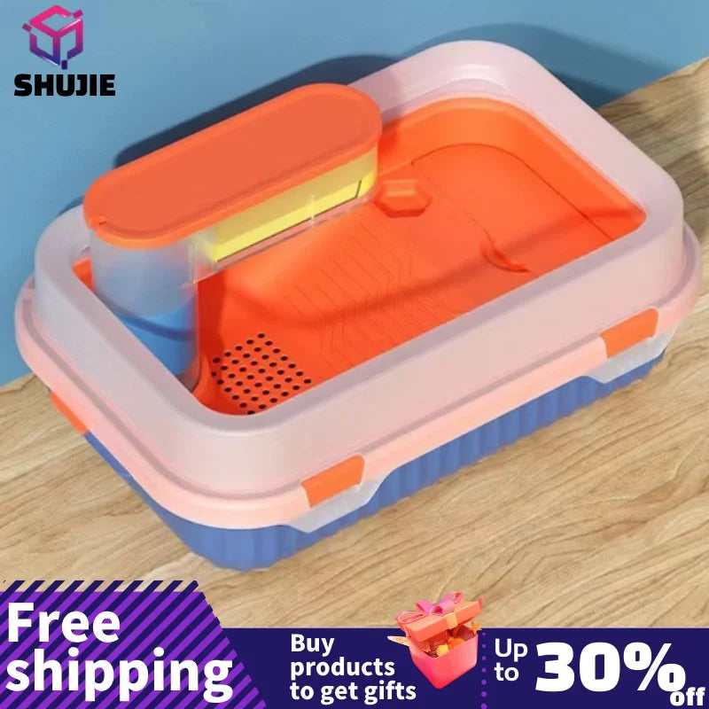 Turtle Tank Container Reptile Detachable - MyPetDollar.com