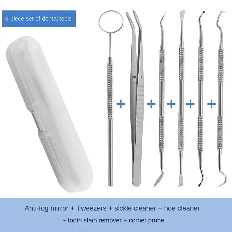 Stainless Steel Pet Tooth Cleaning Tool Safe – 4 Colors
