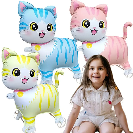 Cute Cartoon Pet Cat Standing Balloon - MyPetDollar.com