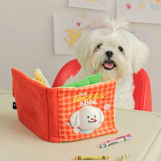 Snuffle Book Dog Toy Interactive Hide & Seek - MyPetDollar.com