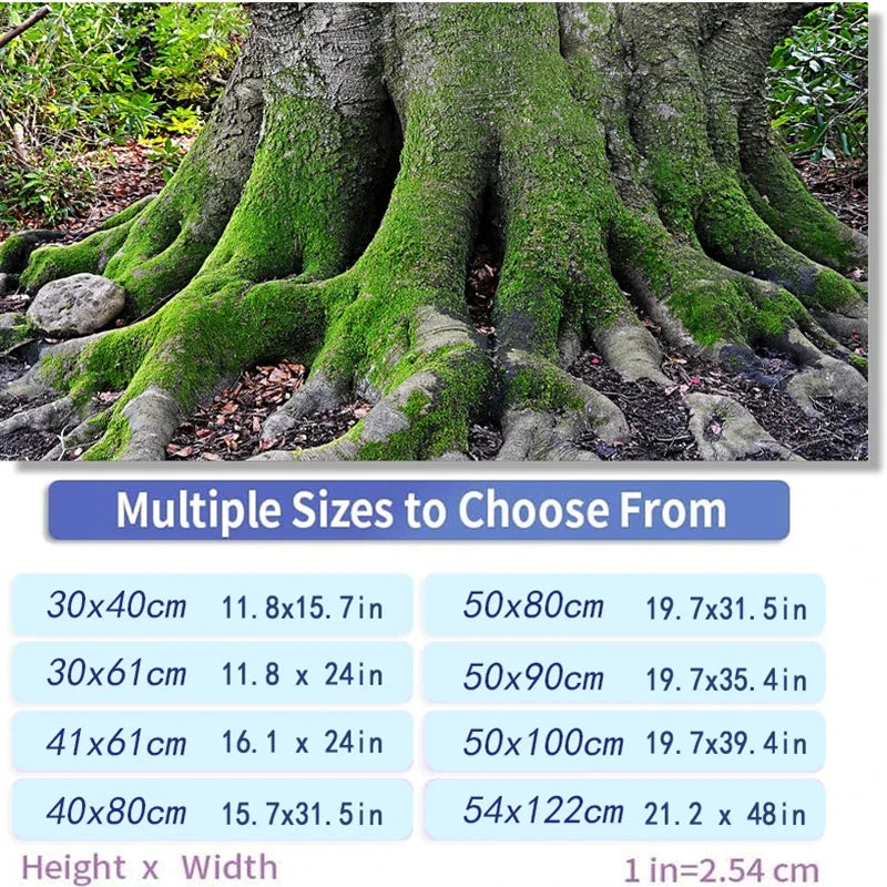 Realistic 3D Green Moss Tree Root Aquarium - MyPetDollar.com