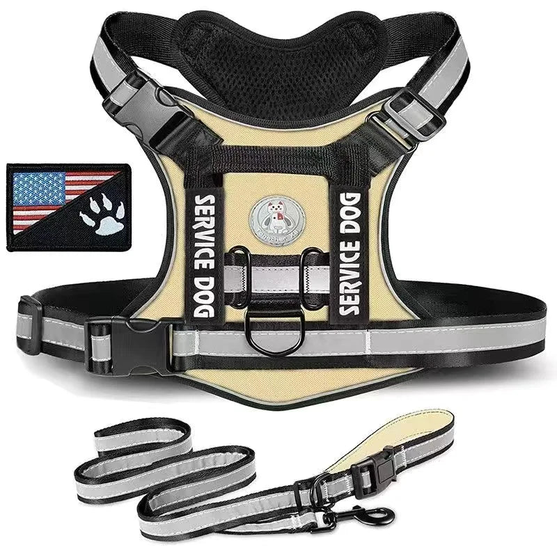 Doberman Dog Harness Collar Leash Set - MyPetDollar.com