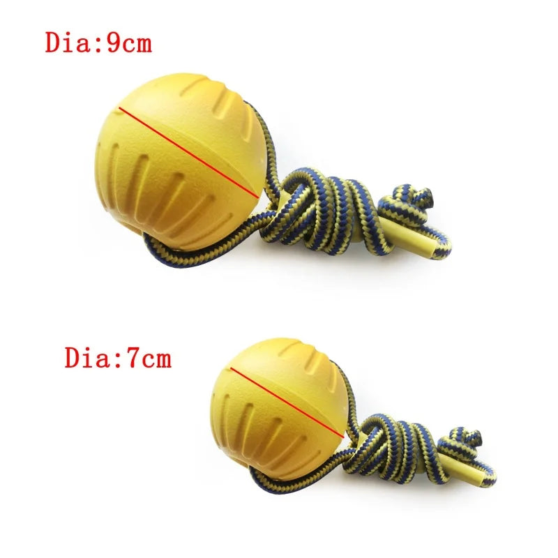 7/9cm Pet Balls Toy with Rope Interactive - MyPetDollar.com