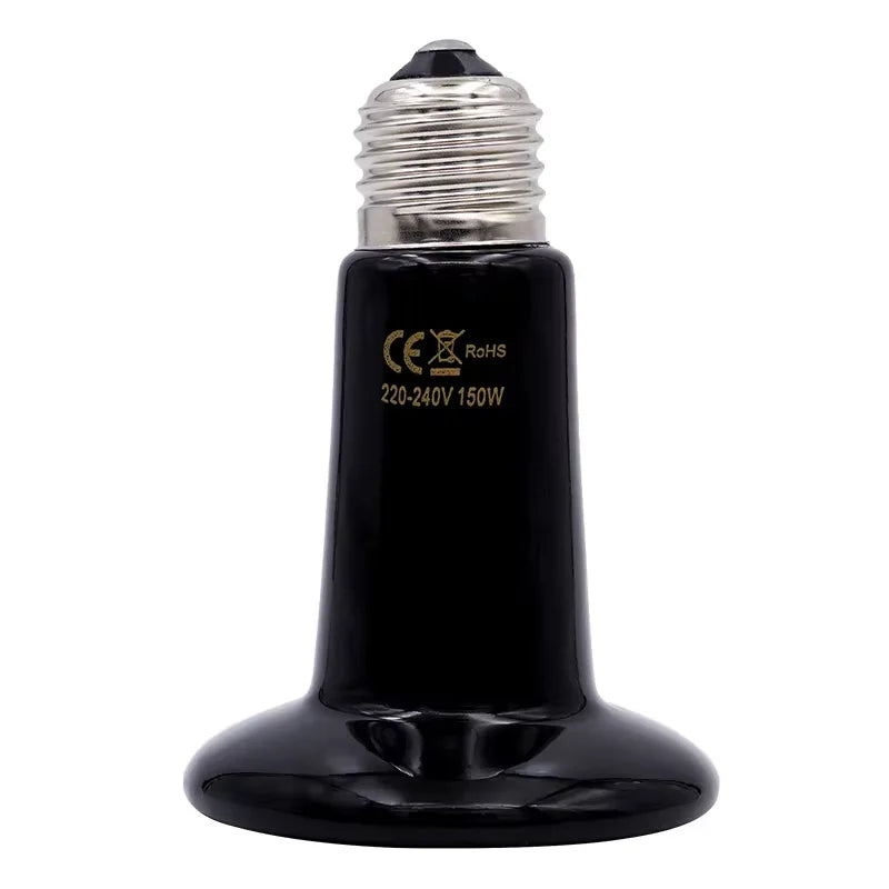 1Pcs Pet Heating Lamp Black Infrared Ceramic - MyPetDollar.com