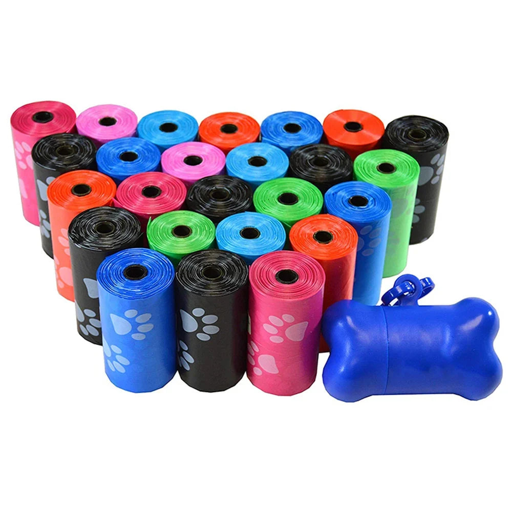 10 Roll Pet Dog Poop Bags Dispenser - MyPetDollar.com