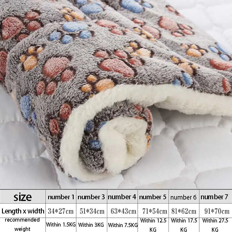 Soft Flannel Thickening Pet Soft Fleece Pad - MyPetDollar.com