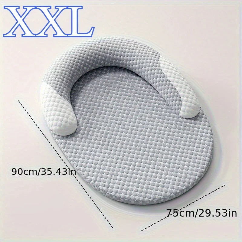 Washable Kemorela Summer Polka Dot Cooling Dog Bed