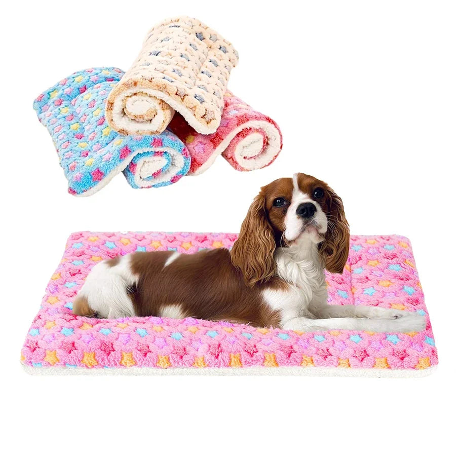 Flannel Pet Winter Sleeping Mat Dog Bed Cat - MyPetDollar.com
