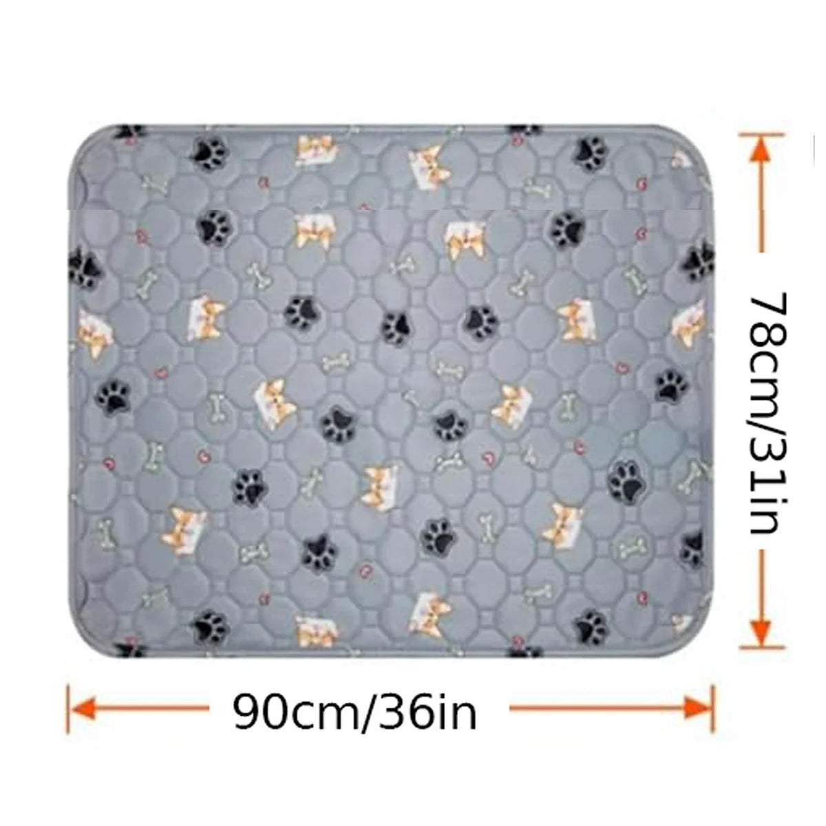 Washable Pet Mat - Thickened and Reusable Urine Isolation Bed