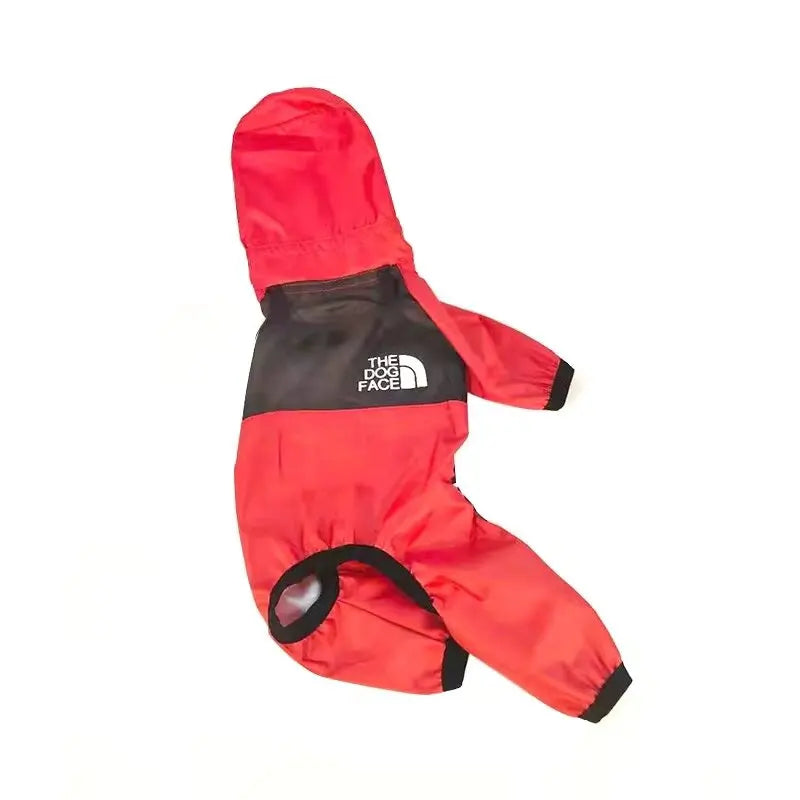 Pet Dog Raincoat Transparent Hooded Jumpsuit - MyPetDollar.com
