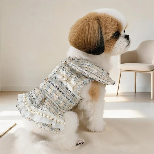 New Winter Cat Dog Dress Luxury Princess - MyPetDollar.com