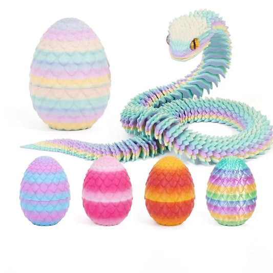 3D Printing Action Figure Snake Egg Toys - MyPetDollar.com