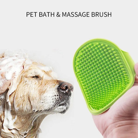 Soft Rubber Pet Bath Brush Comb - Cat Dog - MyPetDollar.com