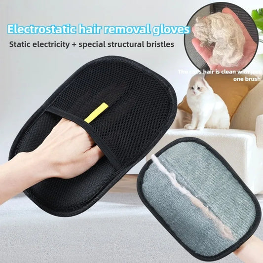 Soft Grooming Gloves Pet Hair Depilation - MyPetDollar.com