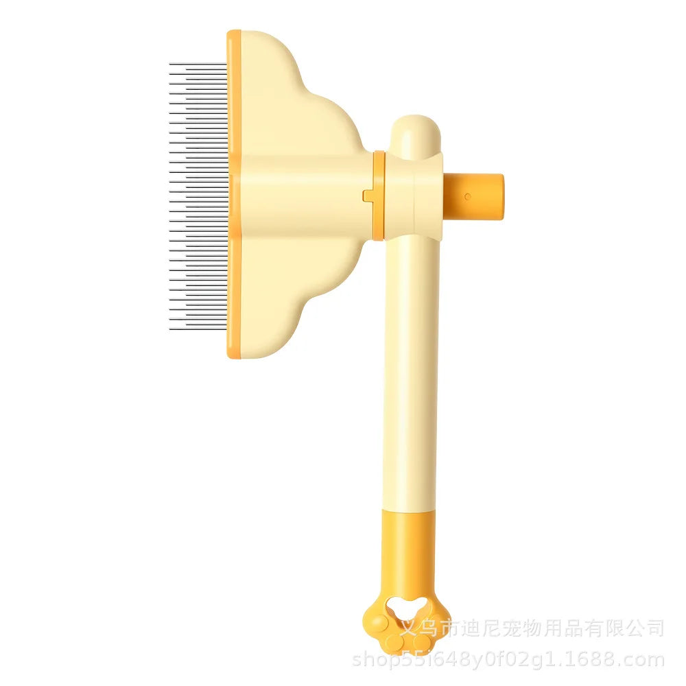 Rotating Pet Comb Self Cleaning Slicker Grooming Brush – 2 Colors