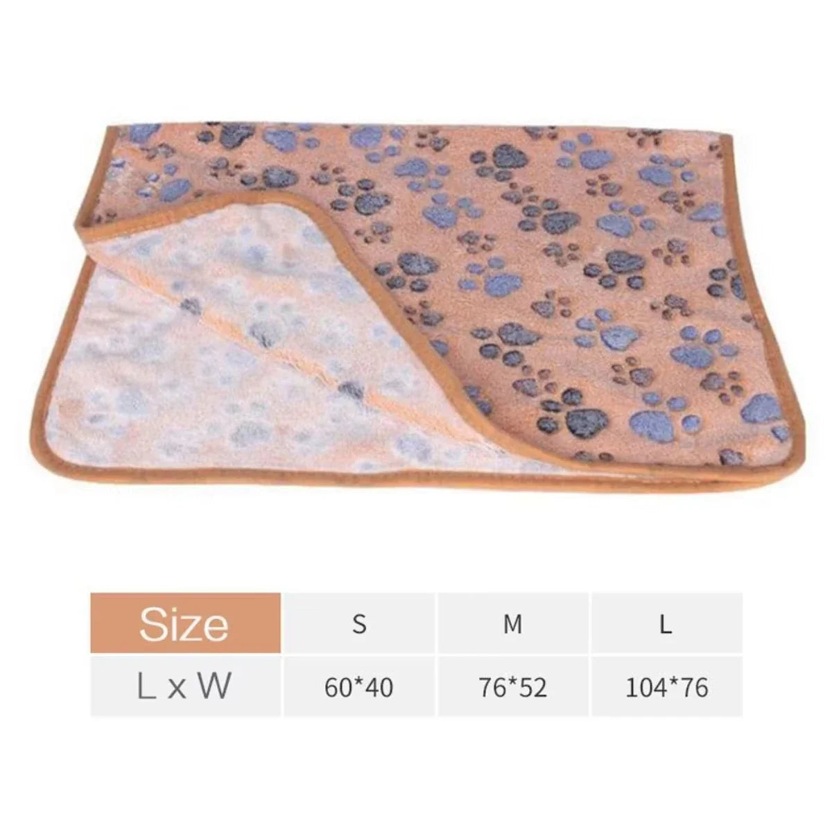 Multicolor Soft Fluffy Pet Blanket with Cute - MyPetDollar.com