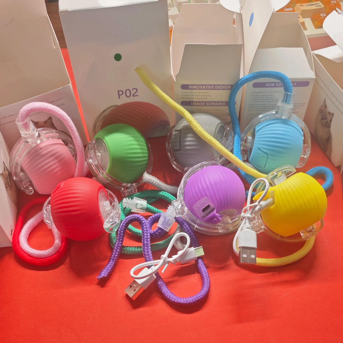 Dog Interactive Ball Toy Automatic Rolling - MyPetDollar.com
