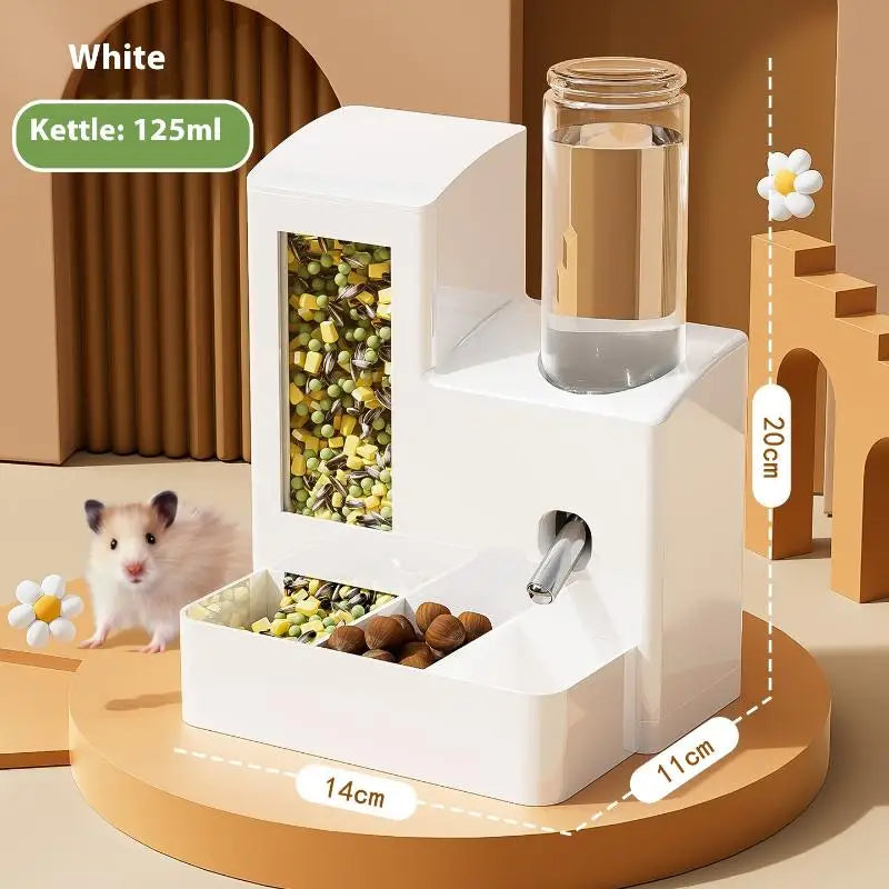 E 2-in-1 Automatic Hamster Feeder