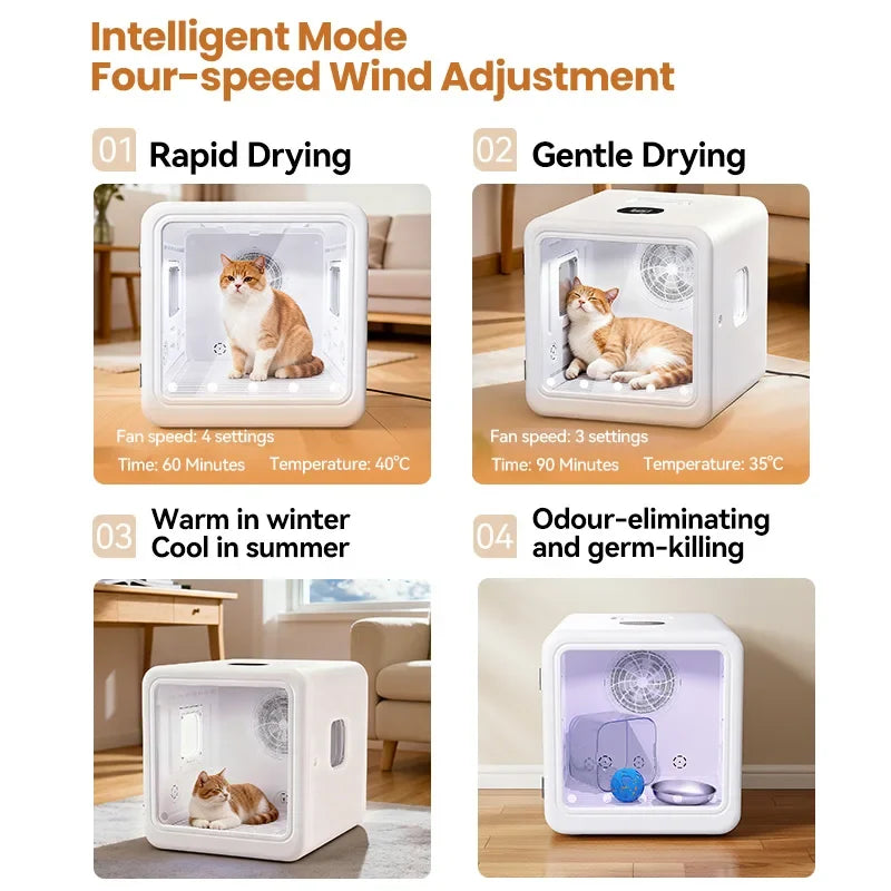 ROJECO 70L Smart Pet Dryer Box Automatic - MyPetDollar.com